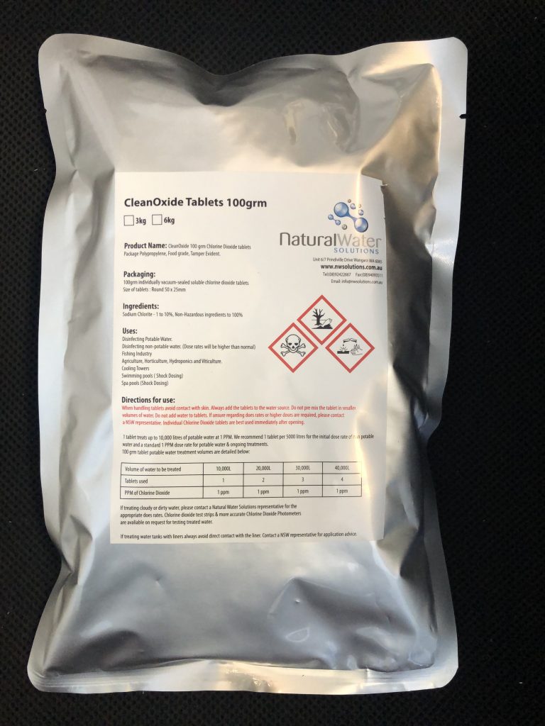 100gm CleanOxide Tablets